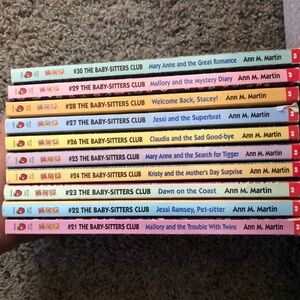 The Baby-Sitters Club Paperback Book Lot - includes books 21-30